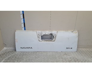 Дверь багажника нижняя для Nissan Navara (D40) 2005-2015 с разборки состояние удовлетворительное