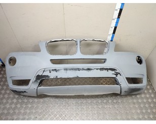 Бампер передний для BMW X3 F25 2010-2017 с разбора состояние хорошее