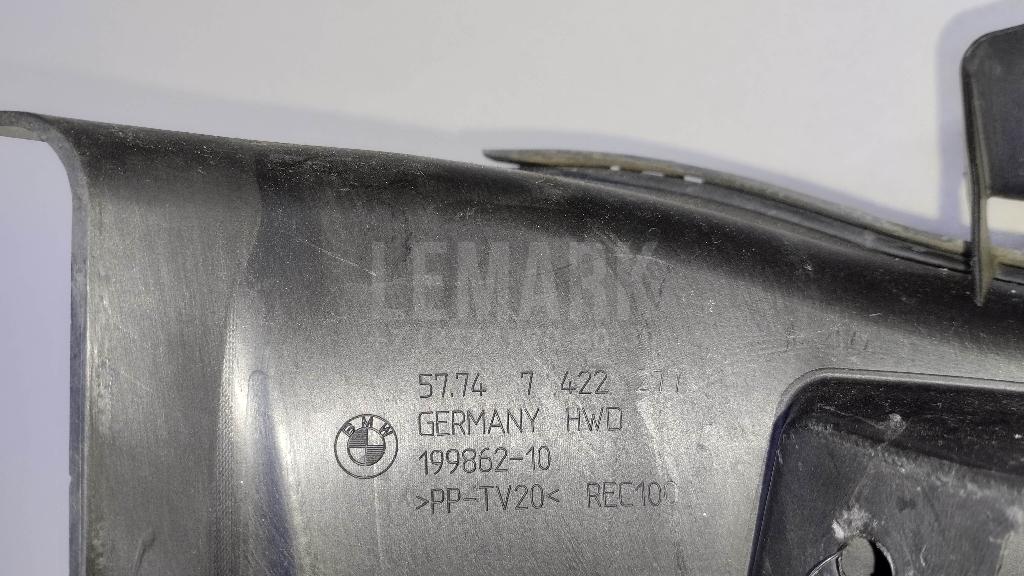 Воздуховод бампера левый для  BMW X5 E70 2007-2013