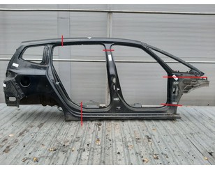 Крыло заднее правое для Opel Zafira C 2013-2019 б/у состояние отличное