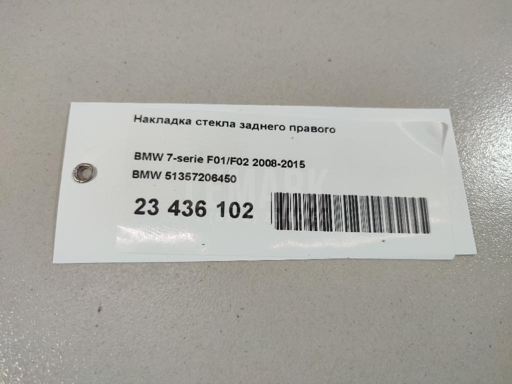Накладка стекла заднего правого для  Bentley Continental GT 2011-2017