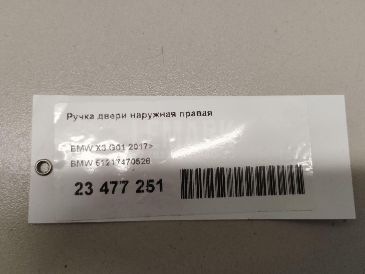 Ручка двери наружная правая
