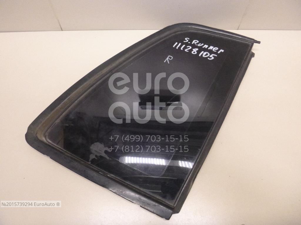Стекло кузова боковое (не опускное) (Справа/ Цвет зеленый) Mitsubishi RVR 91-97 / Space Runner 91-99