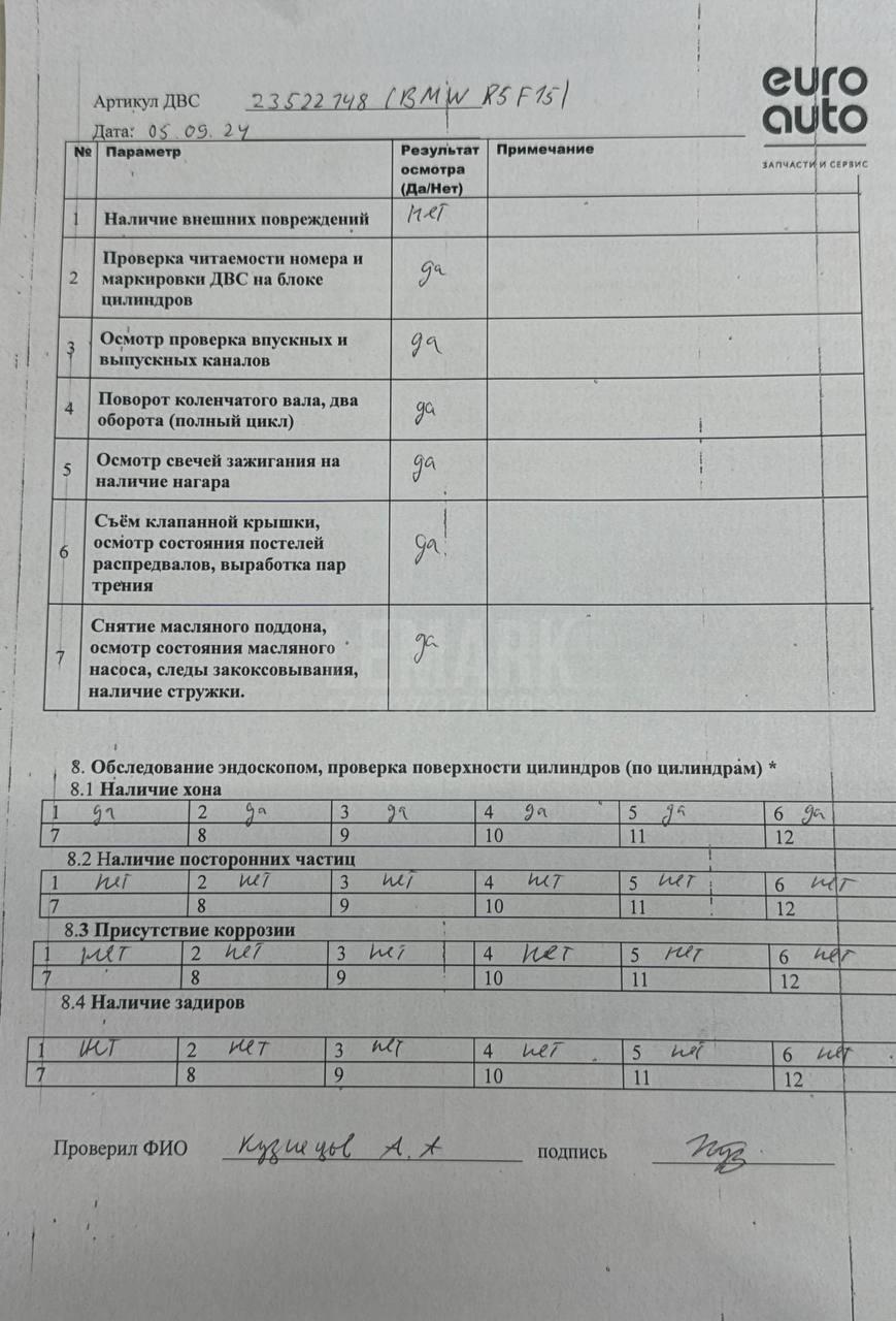 Двигатель для  BMW 2-serie F22/F23/F87 2013-2020