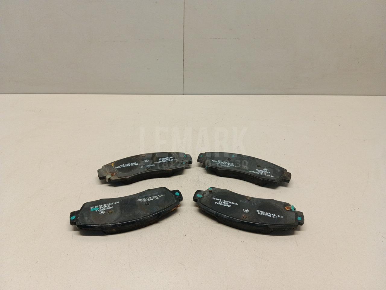 Колодки тормозные передние к-кт