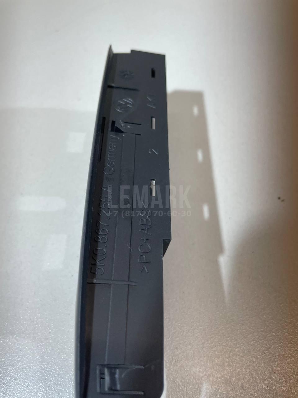 Накладка блока управления стеклоподъемниками 5K0867255A81U VAG