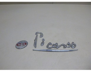 Эмблема на крышку багажника для Citroen C3 Picasso 2008-2017 б/у состояние отличное