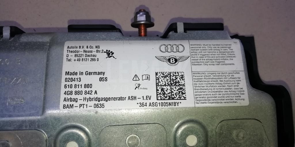 Подушка безопасности нижняя (для колен) для  Audi A5/S5 [8T] Coupe/Sportback 2007-2016