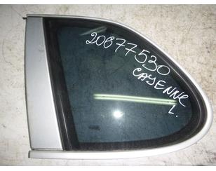Стекло кузовное глухое левое для Porsche Cayenne 2003-2010 с разбора состояние отличное