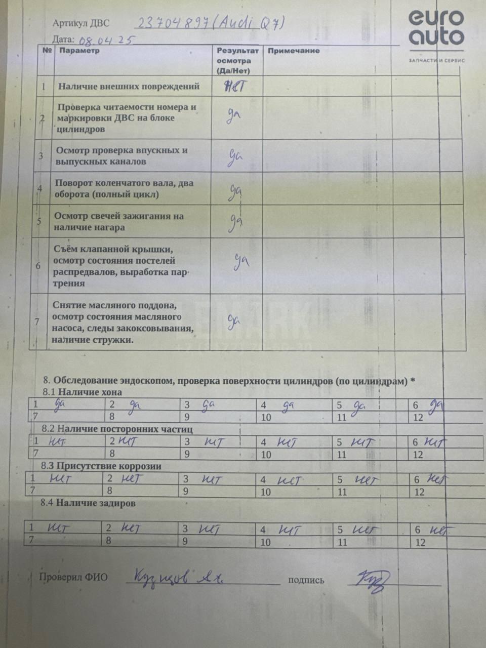 Двигатель для  Audi A8 [4D] 1999-2002