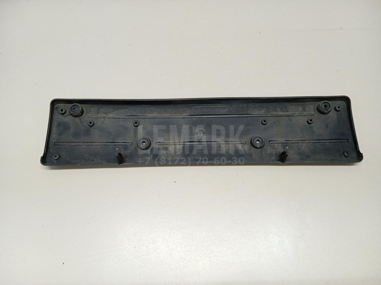 Накладка переднего бампера под номер для  Acura MDX 2007-2013