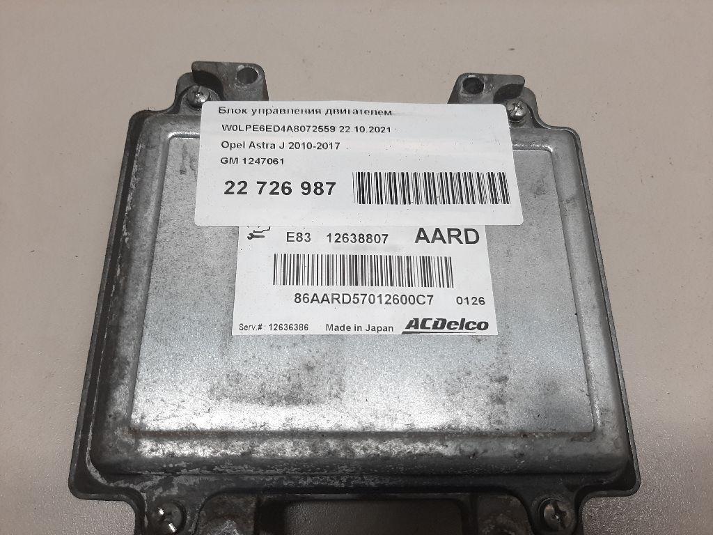 Блок управления двигателем 1247061 GM