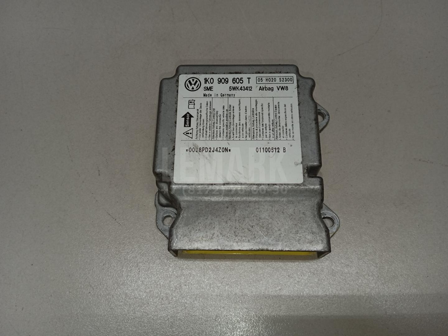 Блок управления AIR BAG 1K0909605T0Q4 VAG