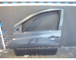 Дверь передняя левая для Renault Clio III 2005-2012 б/у состояние удовлетворительное