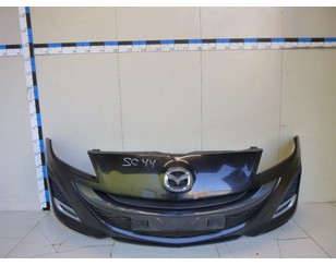 Бампер передний для Mazda Mazda 3 (BL) 2009-2013 с разбора состояние отличное