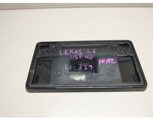 Накладка переднего бампера под номер для Lexus LS (USF4#) 2006-2017 с разбора состояние отличное