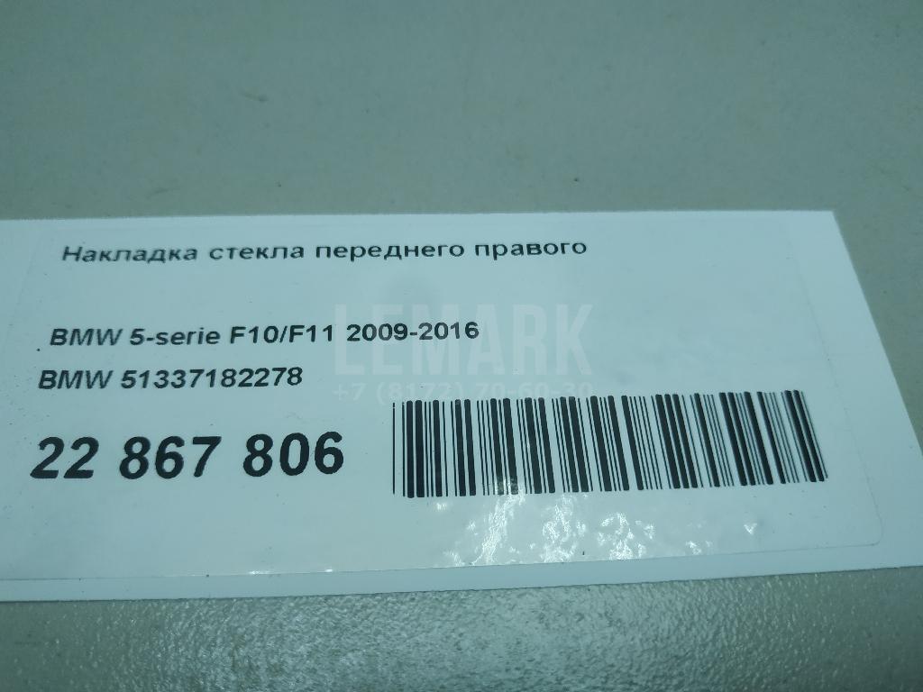 Накладка стекла переднего правого