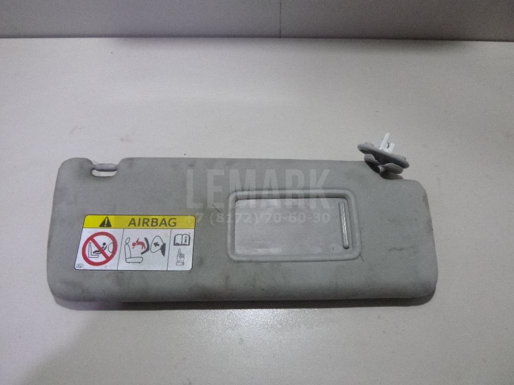 Козырек солнцезащитный (внутри) 7431060F00B1 Toyota