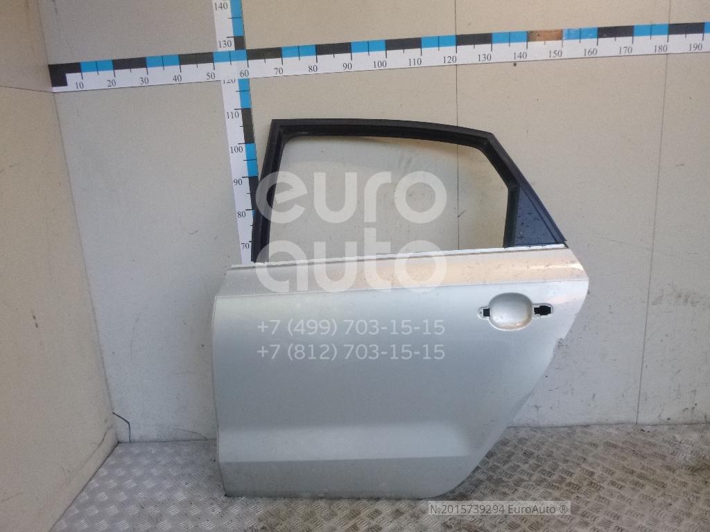 Дверь задняя Volkswagen Polo 09-20 (Справа/ 4D SED) (уценка на 10%)