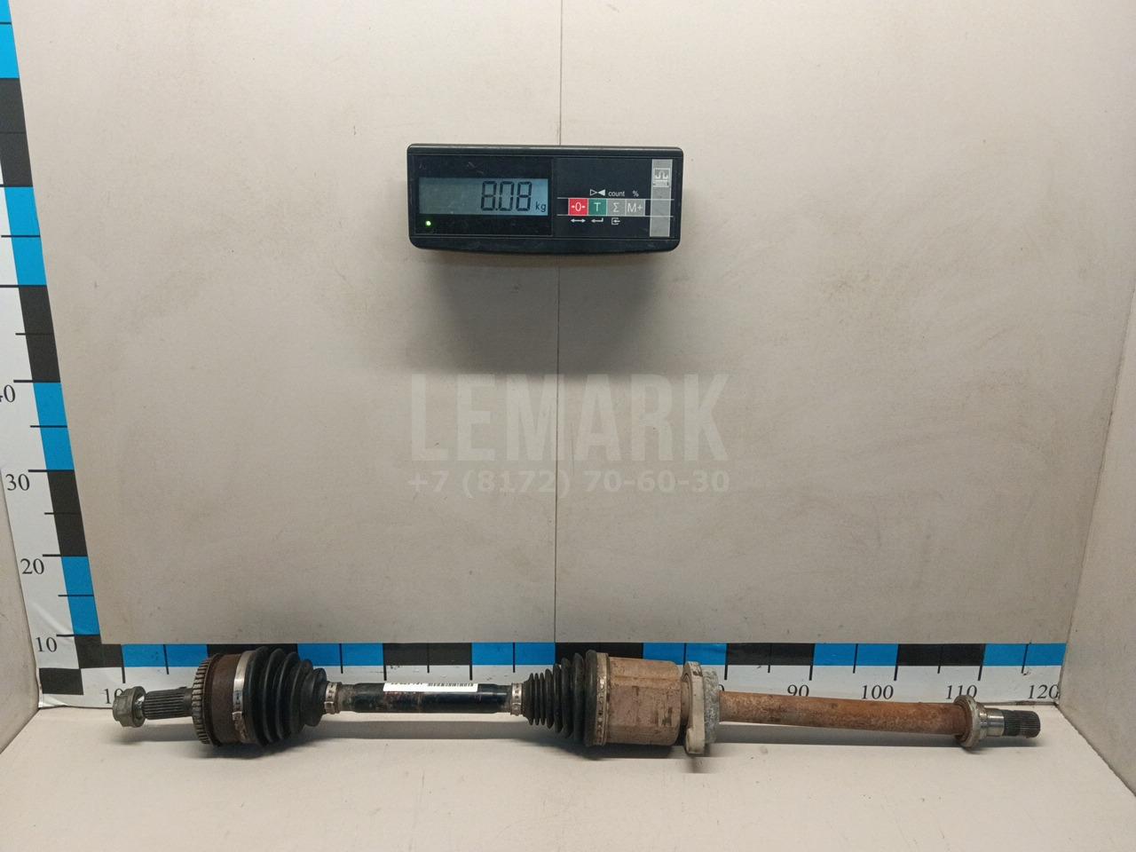 Полуось передняя правая 2303400BKZ6HA Great Wall