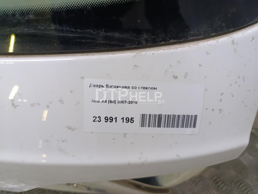 Фото Дверь багажника со стеклом для Audi A4 [B8]  2008