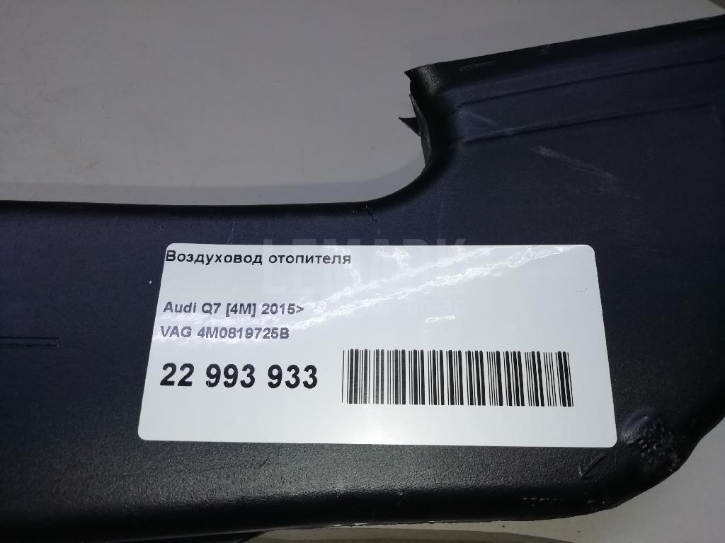 Воздуховод отопителя для  Audi Q8 (4MN) 2018