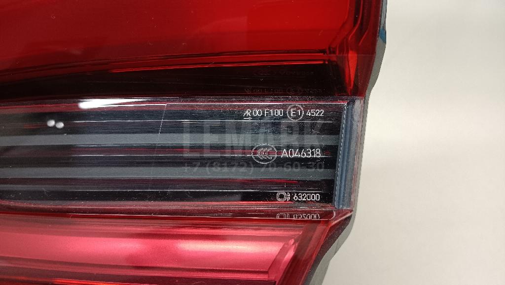Фонарь задний внутренний правый для  Acura TSX 2009-2014