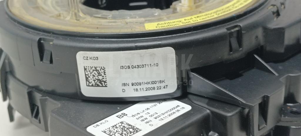 Механизм подрулевой для SRS (ленточный) для  Cadillac
