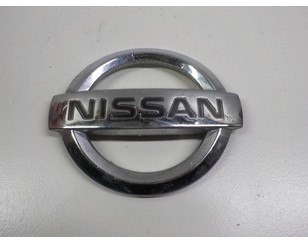 Эмблема на крышку багажника для Nissan Qashqai+2 (JJ10) 2008-2014 б/у состояние отличное