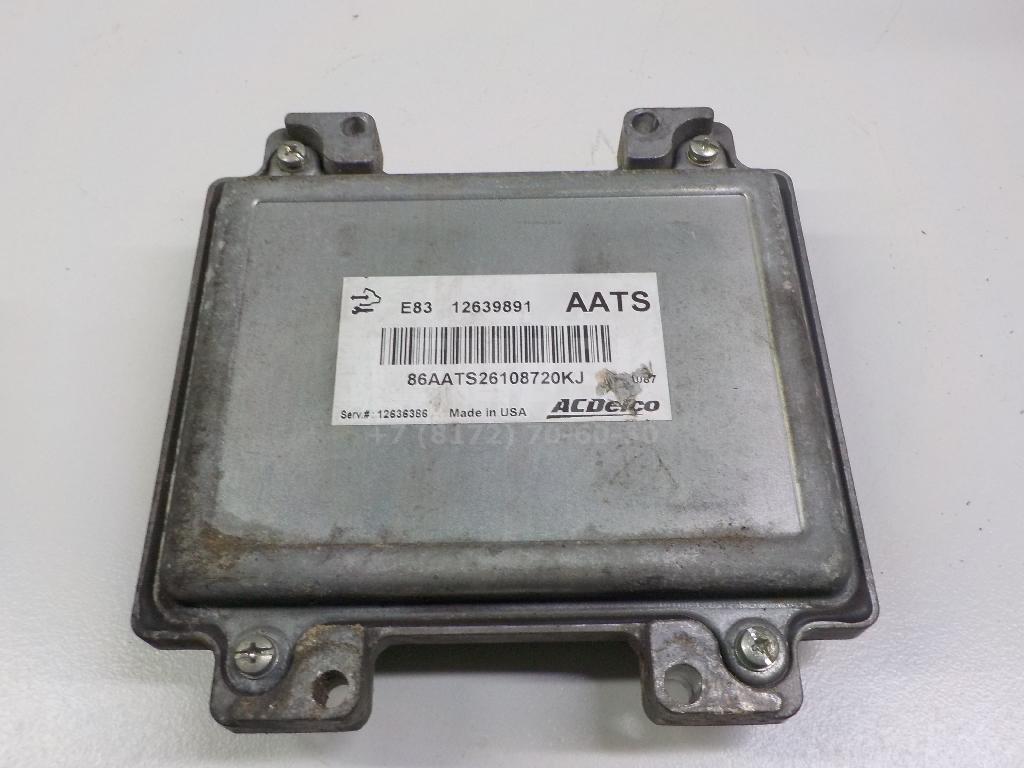 Блок управления двигателем 12639891 GM