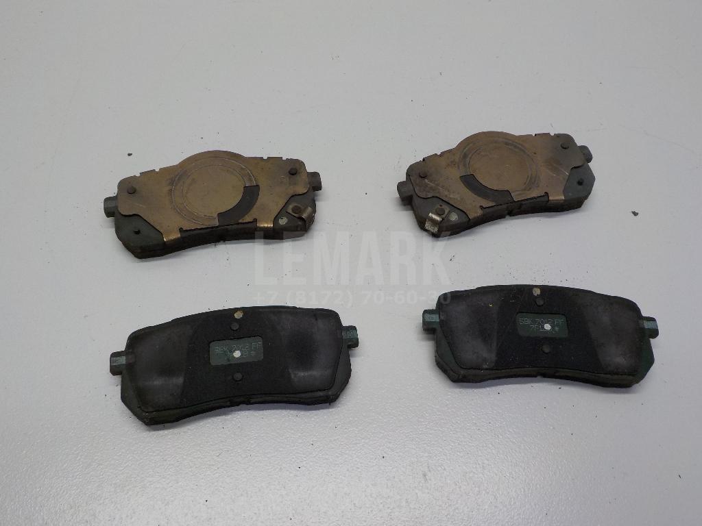 Колодки тормозные задние дисковые к-кт 58302C5A01 Hyundai-Kia