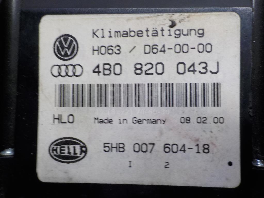 Блок управления климатической установкой для  BMW 1-serie E87/E81 2004-2011