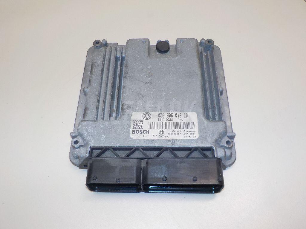 Блок управления двигателем 03G906016KJ VAG
