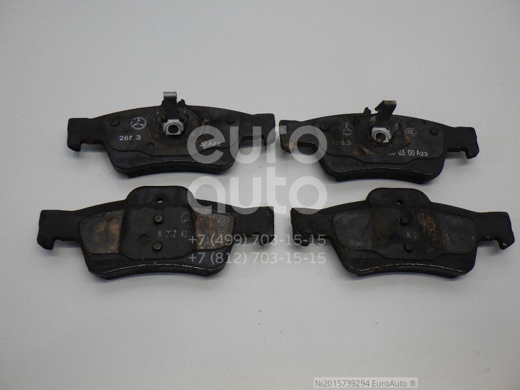 КОМПЛЕКТ КОЛОДОК ТОРМОЗНЫХ 4ШТ 0074206720 MERCEDES BENZ A0074206720