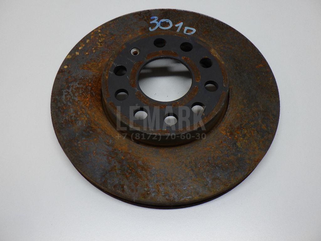 Диск тормозной передний вентилируемый 1K0615301T VAG