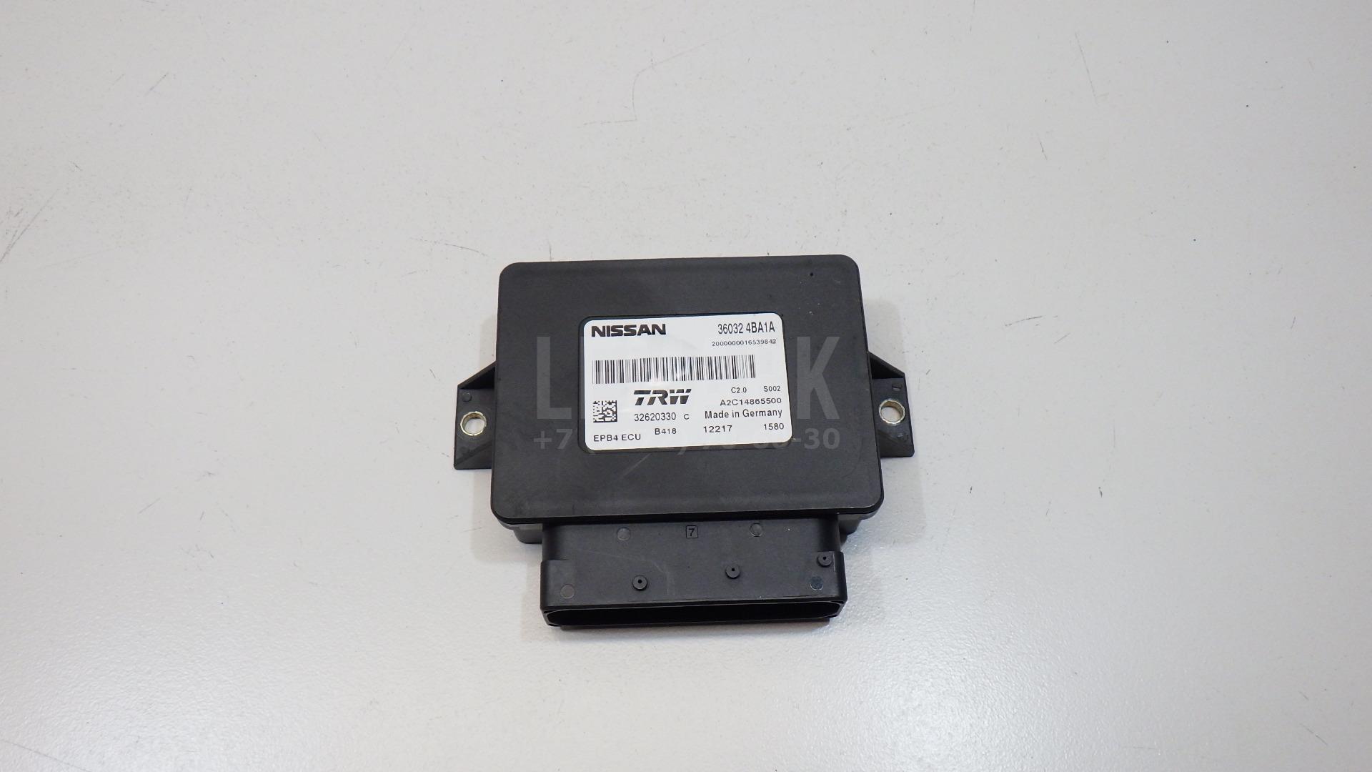 Блок управления парковочным тормозом 360324BA1A Nissan