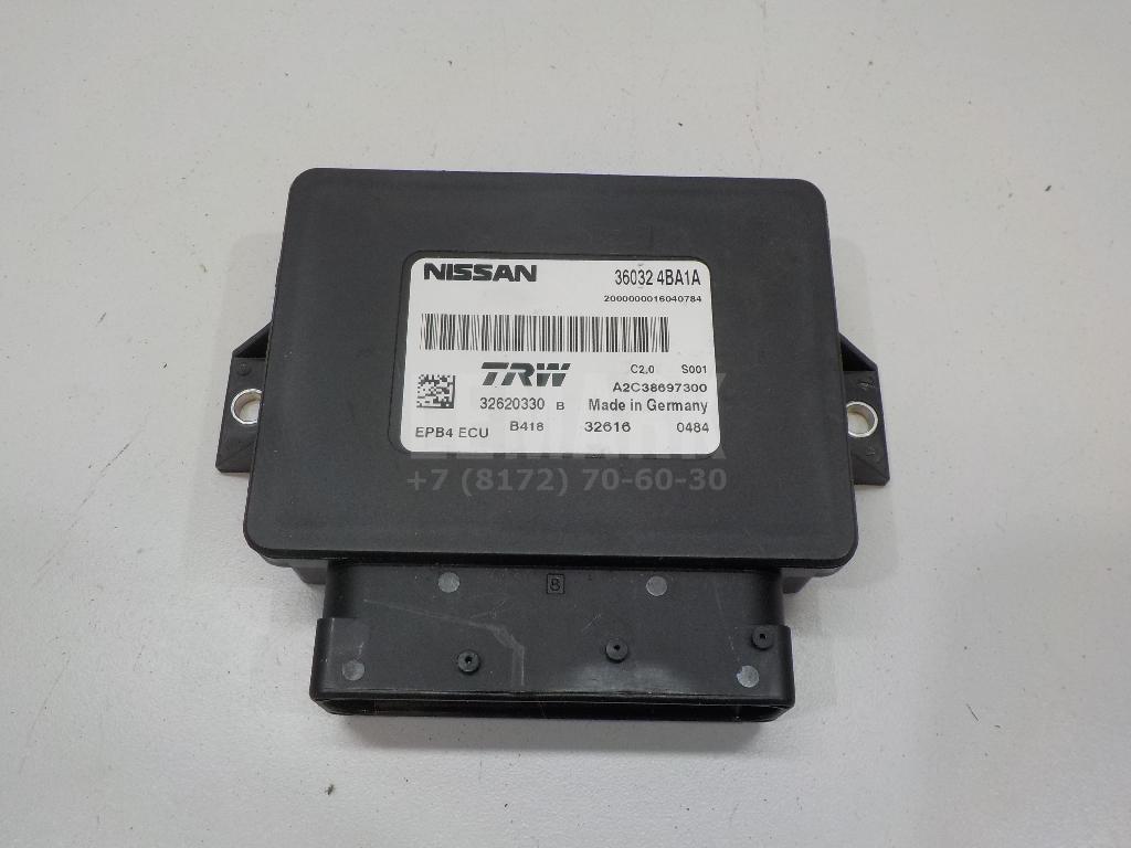 Блок управления парковочным тормозом 360324BA1A Nissan