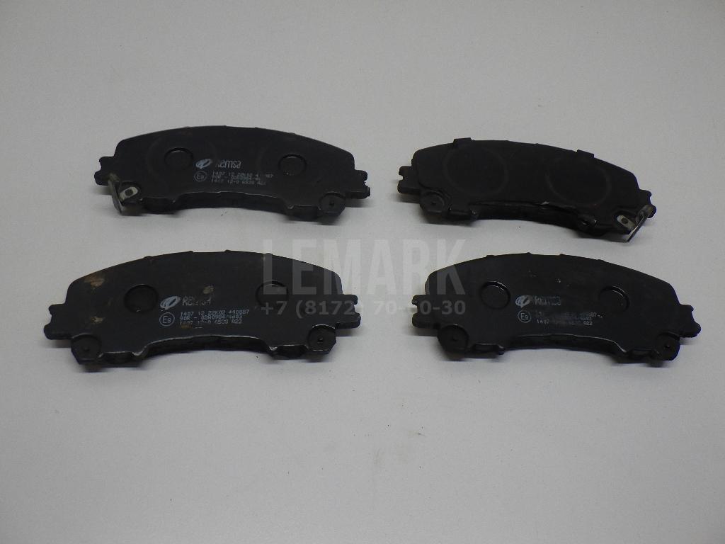 Колодки тормозные передние к-кт 3000192 Metaco