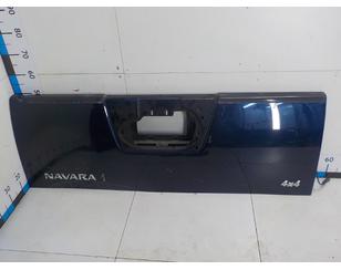 Дверь багажника нижняя для Nissan Navara (D40) 2005-2015 с разборки состояние удовлетворительное