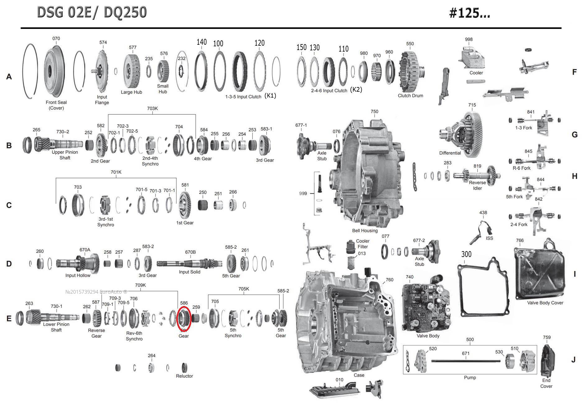 Схема мехатроника dsg 7 dq200