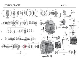 Шестерня 6-ой передачи для VW Tiguan 2011-2016 с разбора состояние отличное