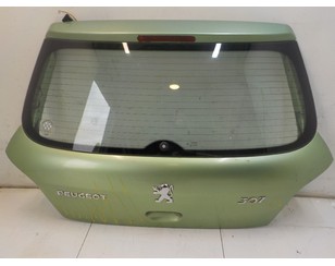 Дверь багажника со стеклом для Peugeot 307 2001-2008 с разбора состояние хорошее