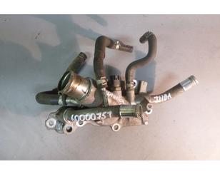 Фланец двигателя системы охлаждения для Nissan Tiida (C11) 2007-2014 с разборки состояние отличное