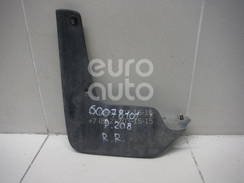 Брызговик задний правый для Peugeot 208 2012-2019 в Москве