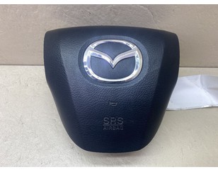 Крышка подушки безопасности (в рулевое колесо) для Mazda Mazda 3 (BL) 2009-2013 с разбора состояние отличное