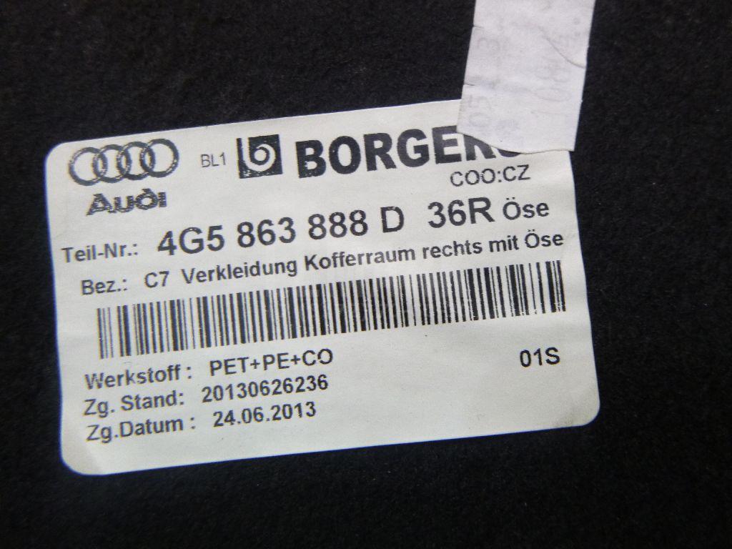 Обшивка багажника для  BMW 3-serie E92/E93 2006-2012