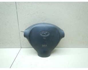 Подушка безопасности в рулевое колесо для Hyundai Santa Fe (SM)/ Santa Fe Classic 2000-2012 с разбора состояние отличное
