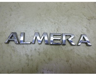 Эмблема на крышку багажника для Nissan Almera N16 2000-2006 БУ состояние отличное