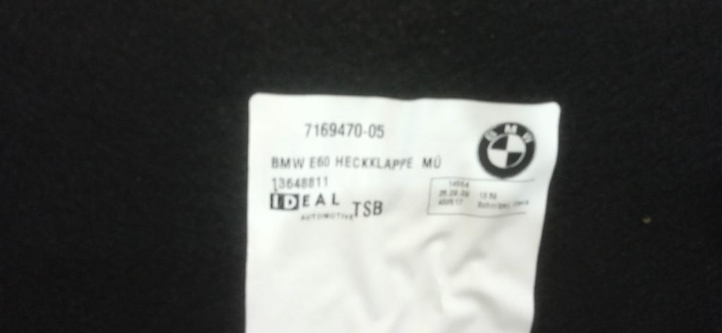 Обшивка крышки багажника для  BMW 1-serie E82/E88 2007-2013