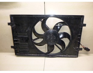 Вентилятор радиатора для Skoda Octavia (A7) 2013-2020 с разбора состояние хорошее